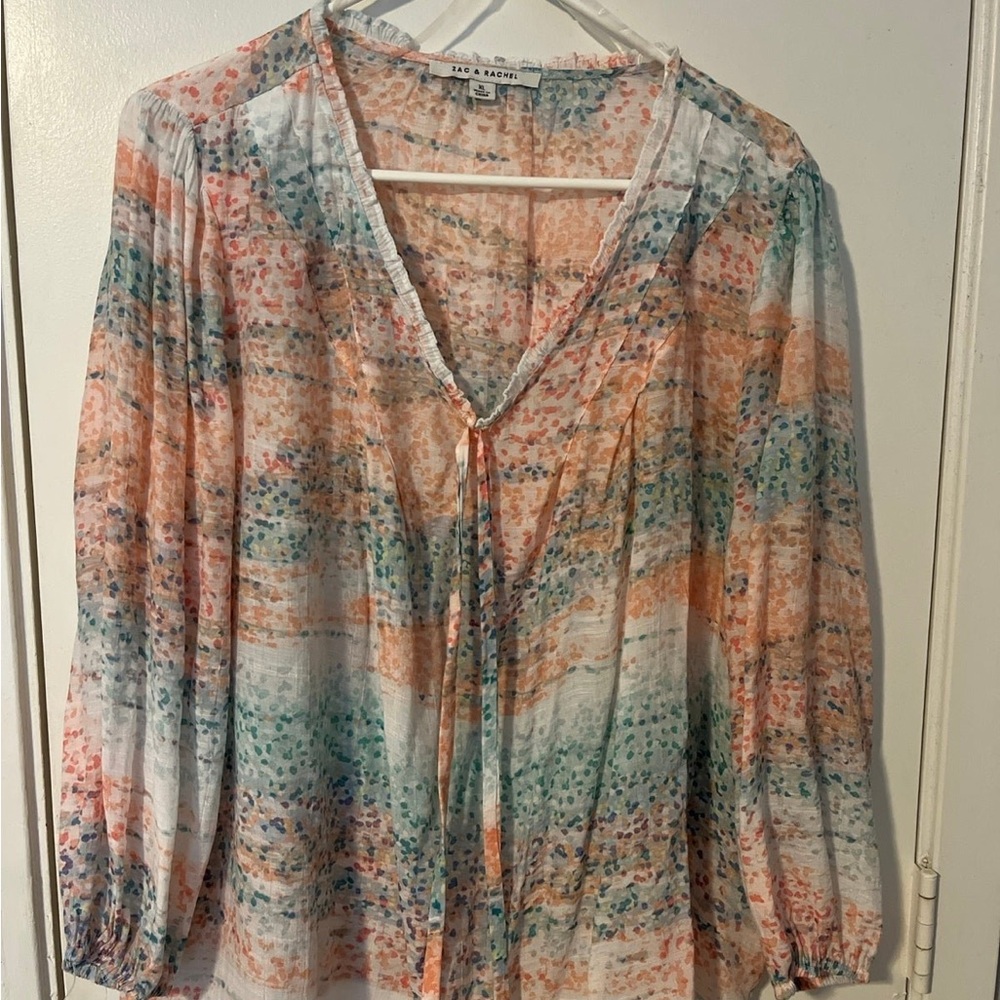 Zac & Rachel Colorful Women's Blouse